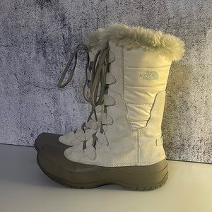 WOMENS PUFFER THE NORTH FACE NUPTSE PURNA INSULATED WINTER SNOW Boots Size 9